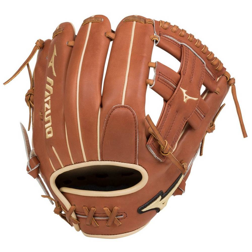 Guantes De Beisbol Mizuno Pro Select Infield 11.5" - Regular Pocket Hombre Marrones Baratas MANP-652